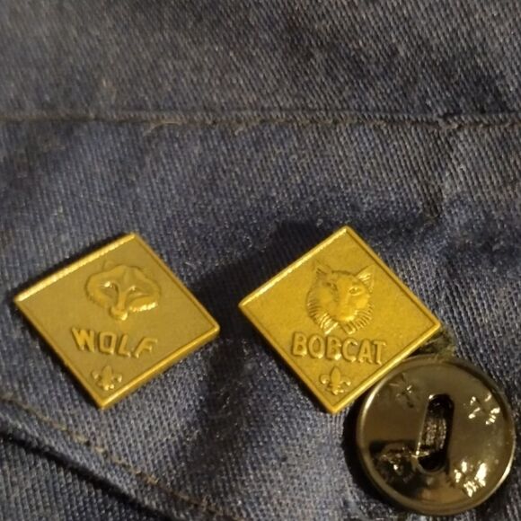 Boys Youth Vintage 1980's Cub Scout BSA Long Sleeve Uniform Shirt W/ Patches! - Picture 6 of 16